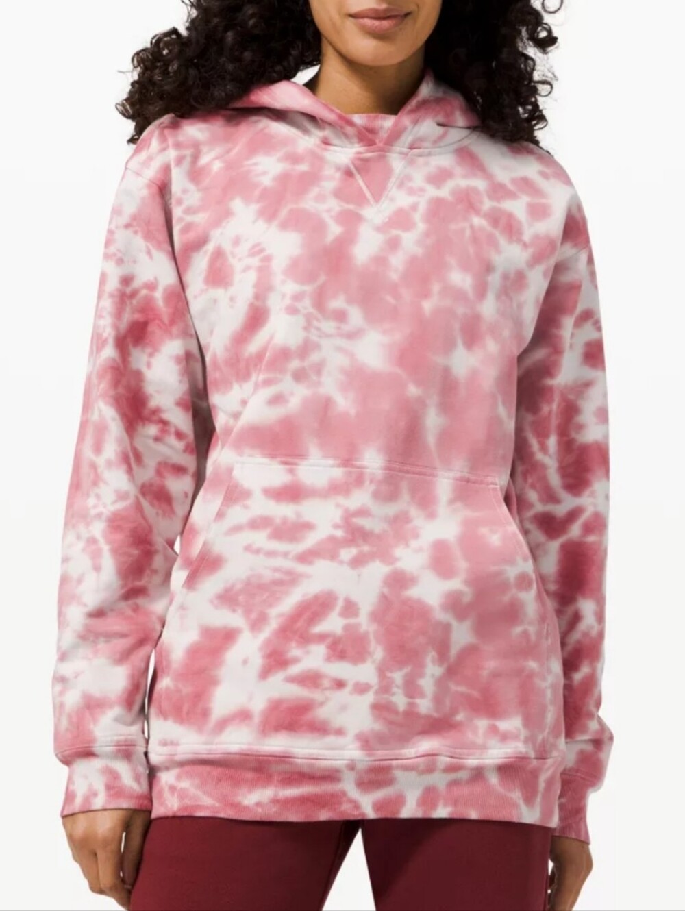 Lululelemon All Yours Hoodie Tie Dye Fleece Marmoleado Brier Rose